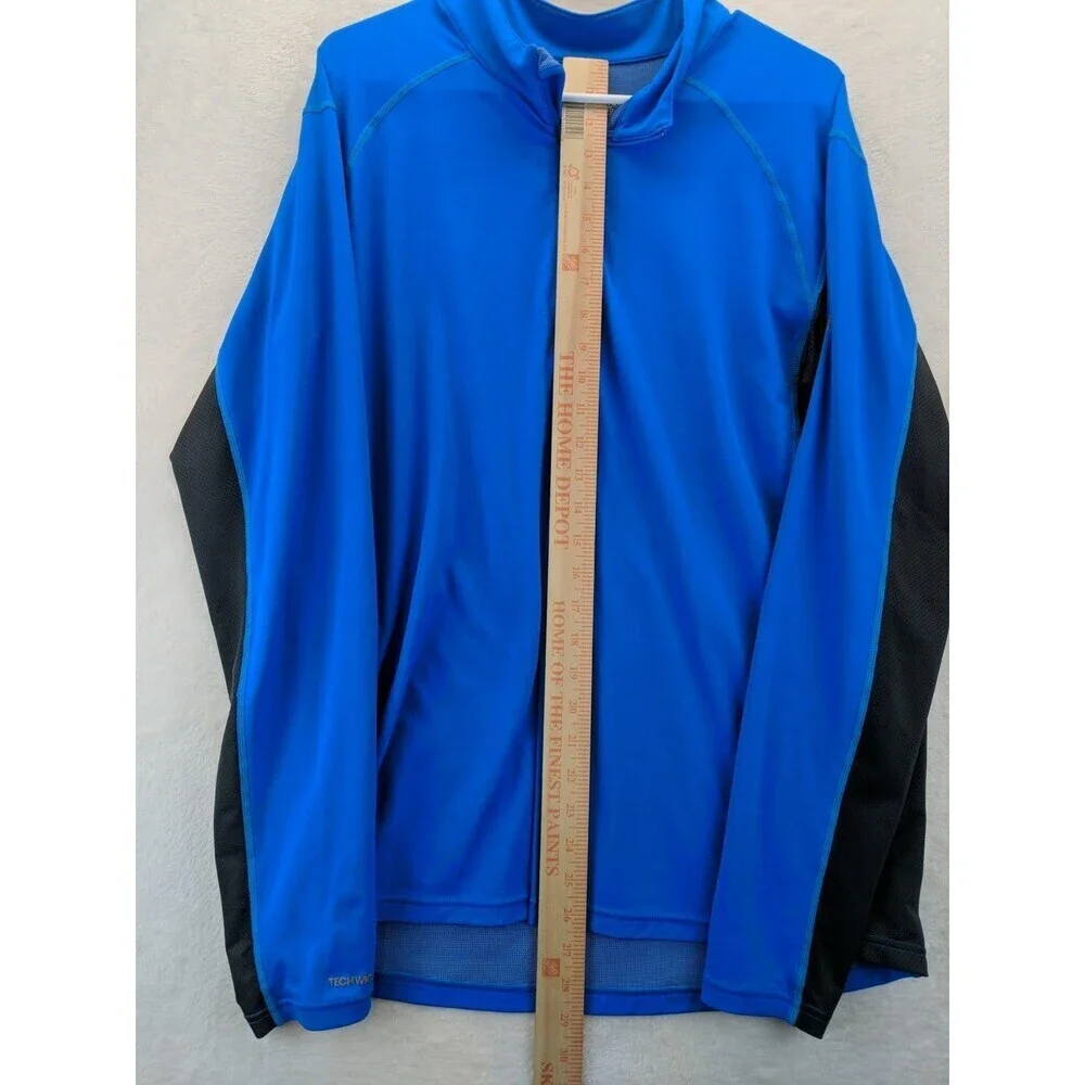 Eastern Mountain Sports EMS Blue Quarter Zip Pullover Mens Size XL